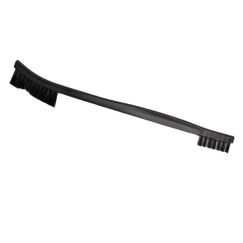 LERATON DOUBLE SIDE HARD MINI BRUSH BR16 Мини щетка двухсторонняя жесткая, черная щетина