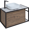 Aquanet 261660 Тумба Nova Lite LOFT 90 L цв. дуб рустикальный (261660)