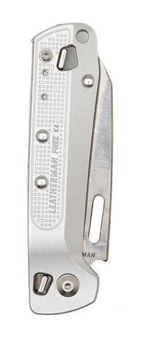 Мультитул Leatherman Free K4X 115 mm, 9 функций, серебристый/чёрный, кробка подарочная (832662)