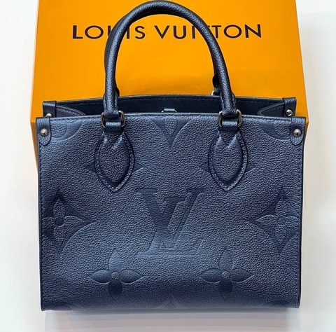 Сумка Louis Vuitton Onthego PM темно-синий