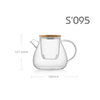 Заварочный чайник SAMADOYO S`095, 900 мл