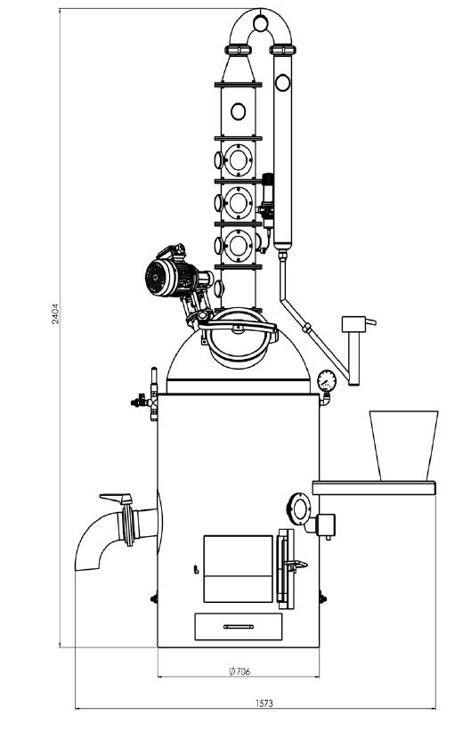 RU156853U1 - Дистиллятор машковского - Google Patents