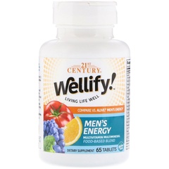 21st Century, Wellify! Men's Energy, 65 Tablets