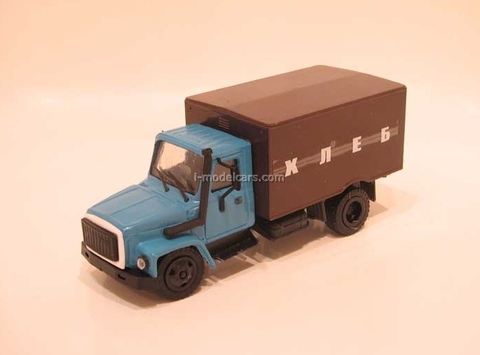 GAZ-3309 Van Bread blue Kompanion 1:43