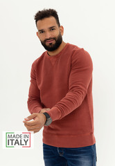 Свитшот Bowery NYC однотонный Burnt Red