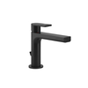Gessi 38601#299 Gessi Emporio Via manzoni Смеситель для раковины с донным клапаном и соединительными шлангами, цвет: Black XL