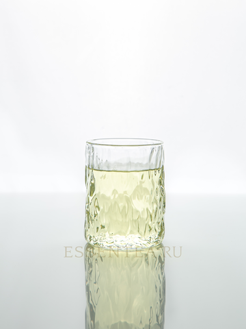 Чашка стеклянная "Нуо" с рифленым рисунком 250 мл