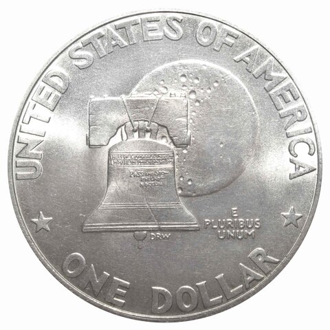 1 доллар 1976 (S). США AU "200-летие Декларации независимости" №2