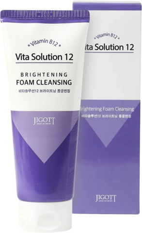 Jigott Vita Solution 12 Brightening Foam Cleansing  Пенка для умывания