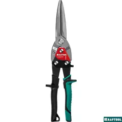 KRAFTOOL Alligator 290 мм, Прямые удлинённые ножницы по металлу (2328-SL)