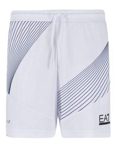 Теннисные шорты EA7 Man Jersey Shorts - white