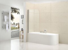 Душевая шторка на ванну Cezares ECO-V-1 ECO-O-V-1-80/140-P-Cr-R фото