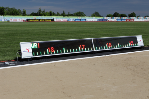 Светодиодный индикатор дистанции для прыжков в длину и тройного прыжка Polanik LU17LED-S0545