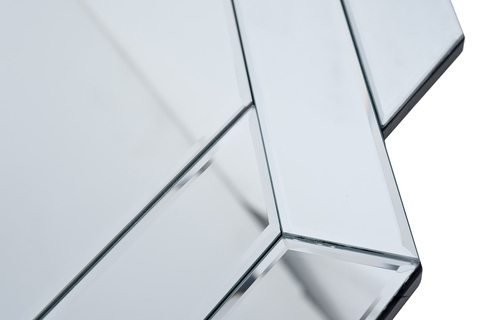 Зеркало настенное 80x80см Garda Decor с зеркальной восьмигранной рамой