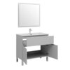 Aquanet 303913 Тумба Алвита new 90 напольная 1 ящ., 2 дв. цв.серый (303913)