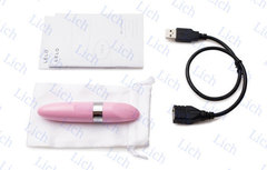 Лиловый вибратор Mia Petal Pink с зарядкой от USB (LELO)