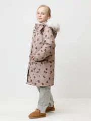 пальто  для девочки  ВК 38123/н/1 ГР