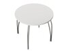 Стол обеденный круглый TLC-2.2 (ОС-11) White In 2S 742*900*900