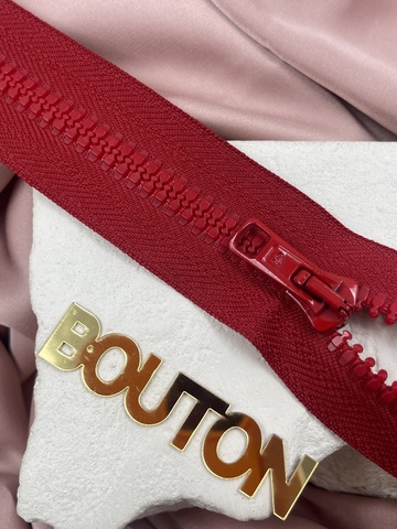 Молния трактор Тип 10 (6мм) 1 замок Arta-F 008 красный