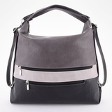 Рюкзак Саломея 387 мульти итальянский серо-черный