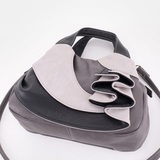 Сумка Саломея 656 мульти итальянский серо-черный