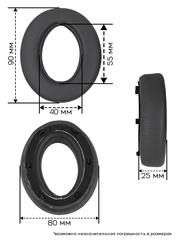 Амбушюры для наушников Meizu HD60