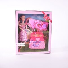 Кукла шарнирная с сумочкой