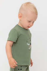 фуфайка  для мальчика  КР 302700/папоротник к538