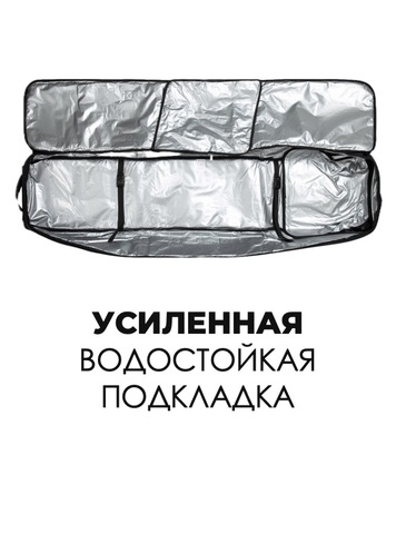 Картинка чехол для сноуборда Kyoto Sumo Roll grey-camo - 4