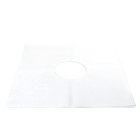 Салфетка для массажного кресла с отверстием BEAJOY 40*40 белый спанбонд 50 шт