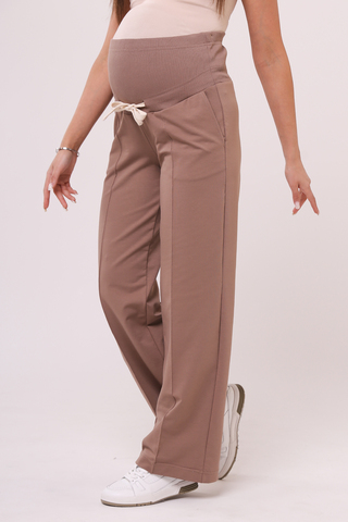 Спортивные брюки для беременных 16170 мокко