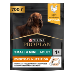 Pro Plan сухой корм для собак мелких и карликовых пород (курица, рис) 700 г
