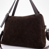 Сумка Саломея 364 эко-замша кофе