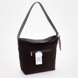 Сумка Саломея 485 эко-замша кофе