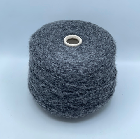 BE.MI.VA, Vellus, 400м, 80%Вспушенный меринос, 20% Нейлон(+эластан), Серый,неоднотонный(530), 38129