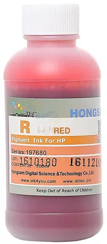 Чернила пигментные DCTec Z2100R Red. 200мл. Серия 197690/197680