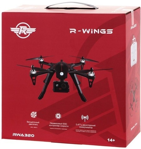 Квадрокоптер R-Wings RWA320 с подвесом для action-камеры - RWA320