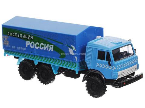 KAMAZ-4310 Expedition blue 1:43 Technopark