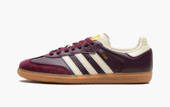 Adidas Samba OG WMNS "Maroon Gold Metallic"