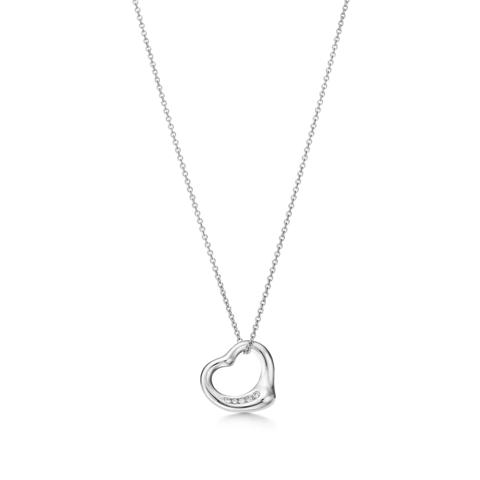Подвеска из серебра 925 с россыпью бриллиантов, Tiffany💠  Exclusive 💠 В наличии