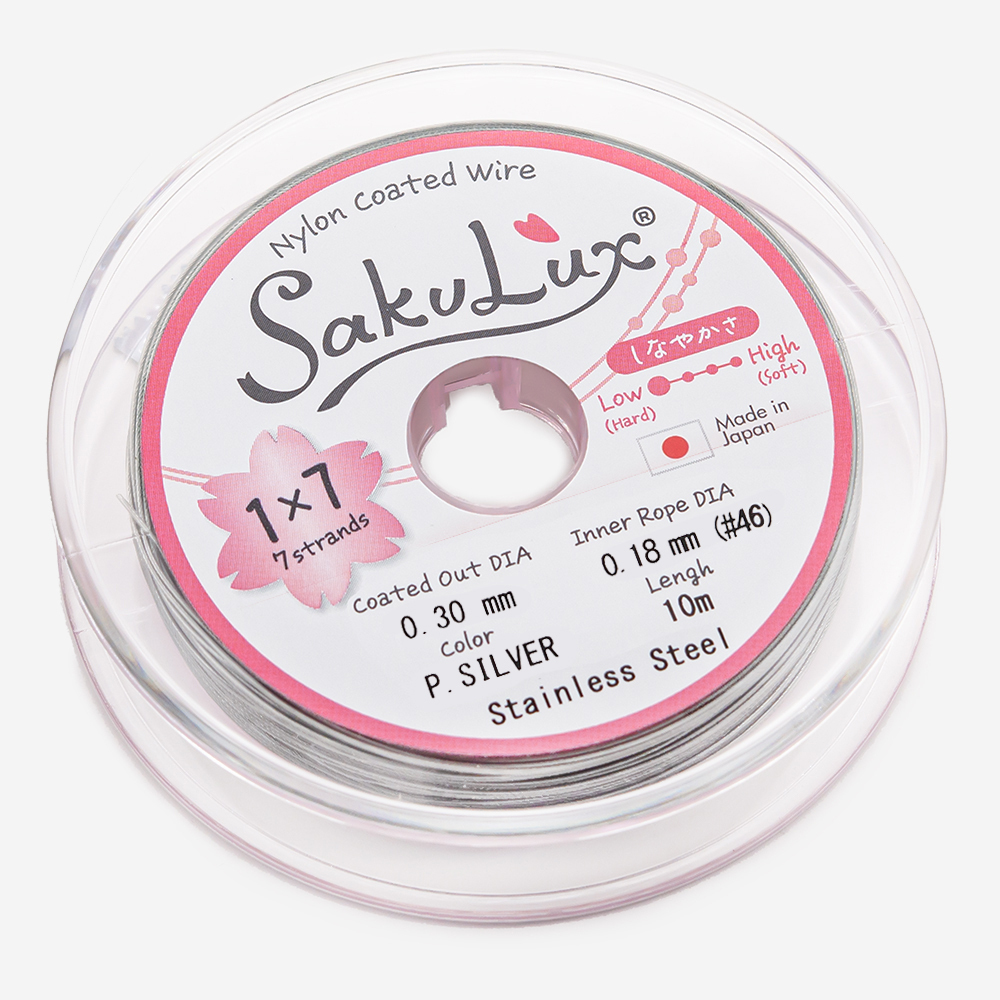 Японский ювелирный тросик SakuLux 7 диаметр 0,3мм, цвет 