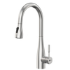 Lemark LM5084S Смеситель Lemark Expert LM5084S для кухни с вытяжным изливом, сталь