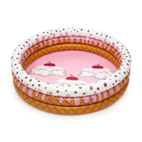Детский надувной бассейн Sundae Funday,  Bestway 51144, 160 х 38 см