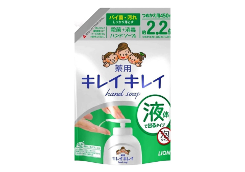 Жидкое мыло для рук "KireiKirei" с антибактериальным эффектом Lion, 200мл