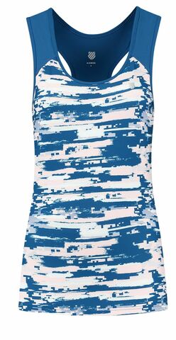 Топ теннисный K-Swiss Tac Hypercourt Stripe Tank - print/classic blue