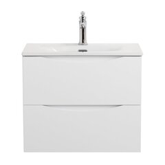 BelBagno MARINO-CER-MINI-500-2C-SO-WO-P MARINO-CER-MINI База под раковину подвесная с двумя выкатными ящиками, Rovere Bianco, 496x390x500, MARINO-CER-MINI-500-2C-SO-WO-P фото