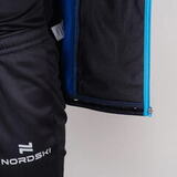 Утеплённый лыжный костюм Nordski Base Blue с высокой спинкой мужской