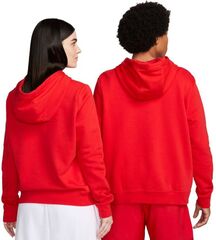 Женская теннисная куртка Nike Sportswear Club Fleece Pullover Hoodie - university red/university red/white