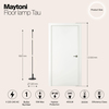 Напольный светильник Maytoni Tau MOD166FL-L15B3K