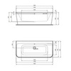 Ванна прямоугольная 180х80 см Ideal Standard Tonic II E399601